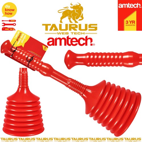 Amtech heavy duty plunger - heavy,