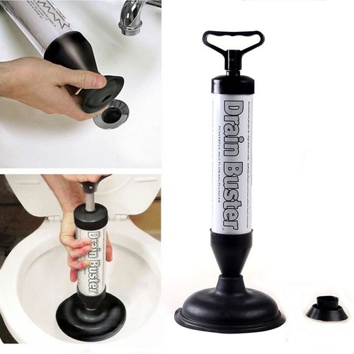 Toilet plunger drain - plunger, buster