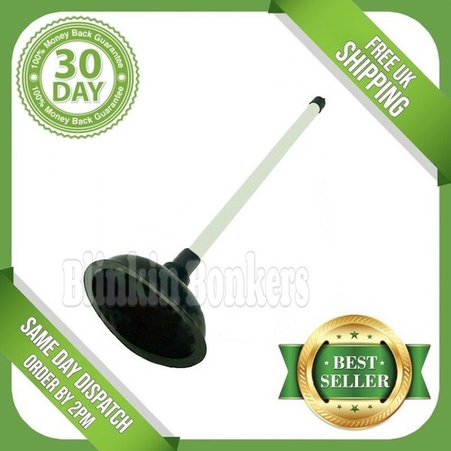 Sink plunger large - w, bath