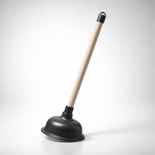 Large plunger toilet sink - large,